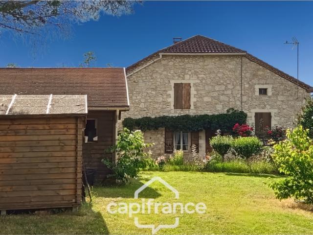 MAISON EN PIERRE AVEC VUE PANORAMIQUE À PERVILLE 82400