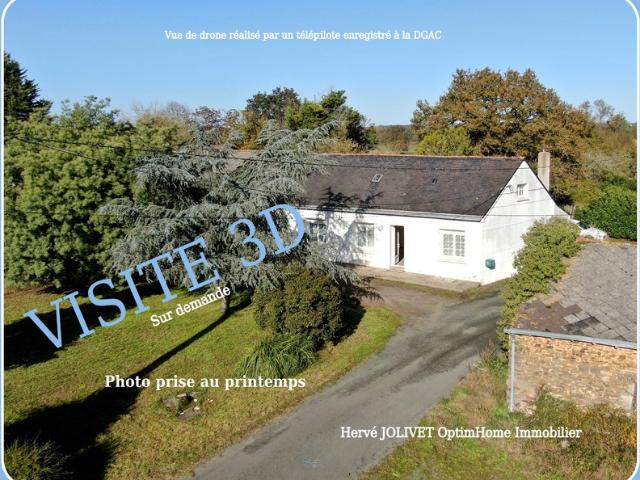 Maison en pierre à finir de rénover en campagne