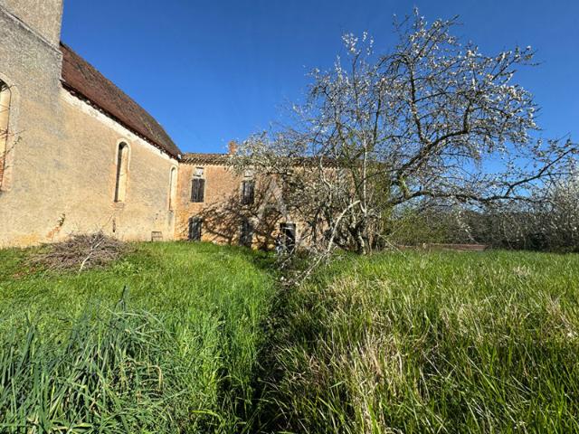 Maison en pierre à rénover avec jardin