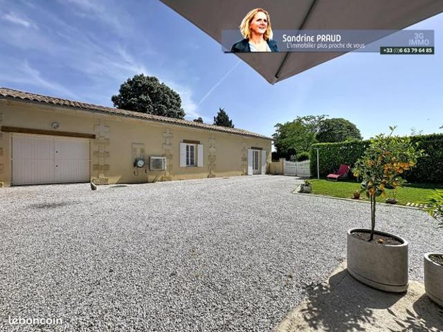 Maison en pierre de plain pied | 155 m² | Jardin, terrasse et garage