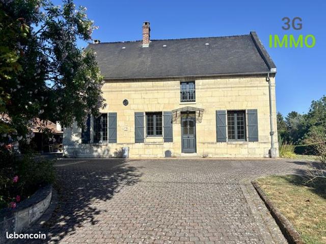 Maison en pierre de 158 m² | Plain pied | Terrasse et jardin clos