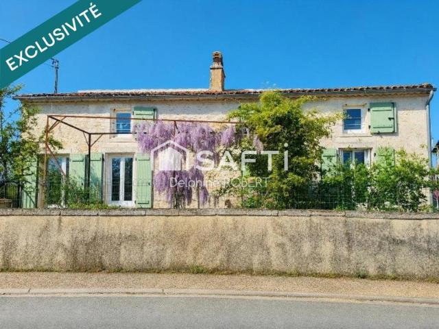 Maison en pierre de 125m² 3 chambres 1 bureau
