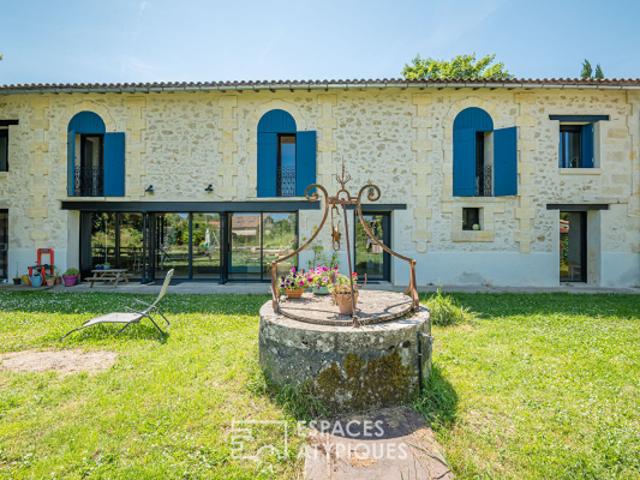 Maison en pierre de 320m2 avec vue