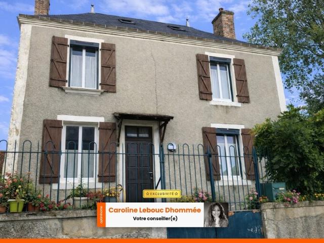 Maison en pierre + jardin – Fort potentiel – Proche Bellême 90m² La Chapelle Souëf