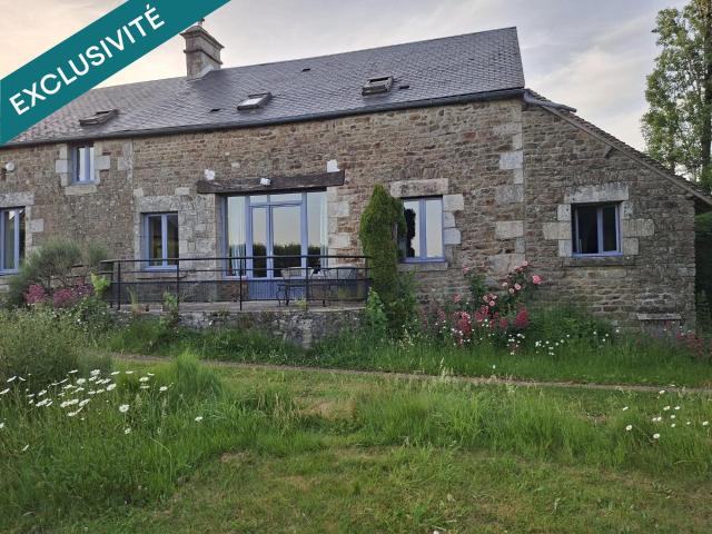 Maison en pierre lumineuse 22 minutes d'Alençon 117m² Saint Ellier les Bois