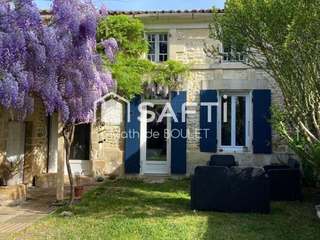 Maison rénovée jardin sans vis à vis – 3 ch possibles