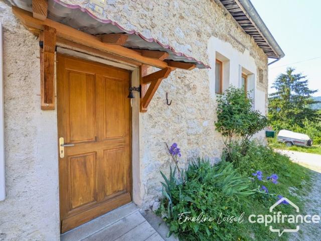 Maison en pierre rénovée avec jardin – 111 m² – Saint Martin en Vercors 26420