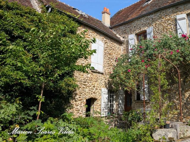 Maison en pierre rénovée avec jardin, en plein cœur de Chaumes en Brie