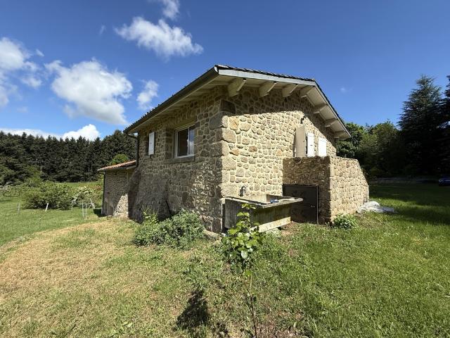 Maison en pierre rénovée de 44 m2 avec terrain et dépendances à BOFFRES