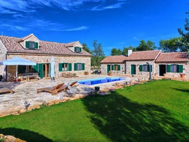 Maison en pierre sur L'île de Hvar