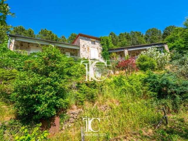 Maison En Pierre 178M² Habitables 5000M² De Terrain Piscine 178m² Les Vans
