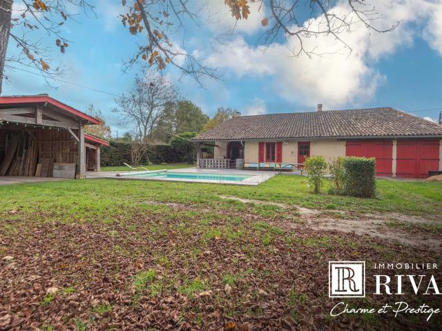 Maison en Pierre 200 m2 Poss. 4 Ch Parc arboré avec pi. 200m² Saint Caprais de Bordeaux