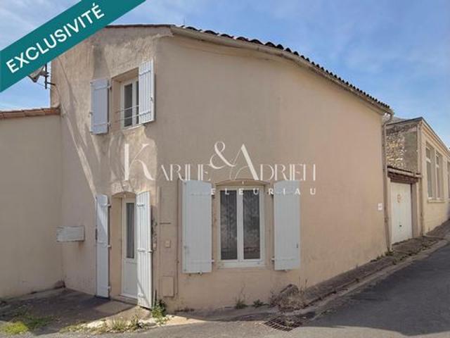 MAISON EN PIERRE 2 CHAMBRES, COUR ET GARAGE