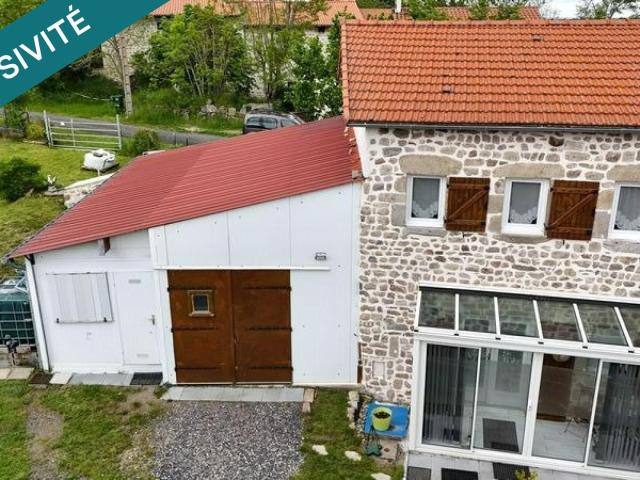 Maison en pierre 4 pièces 78 m2 avec terrain 726 m2