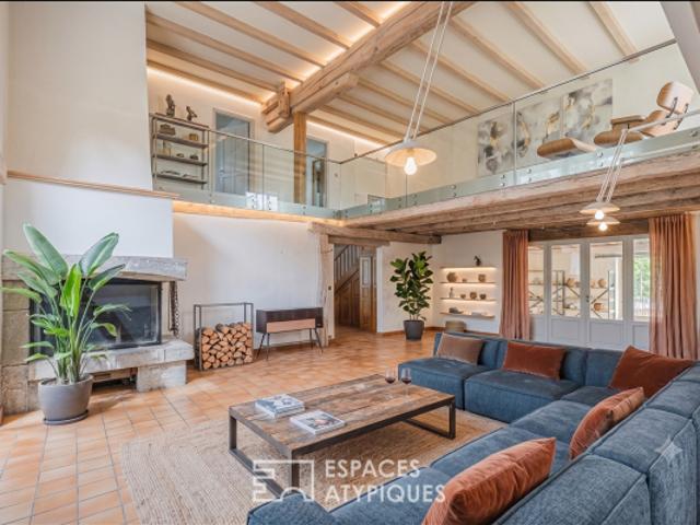 Maison en pierres à Bresson
