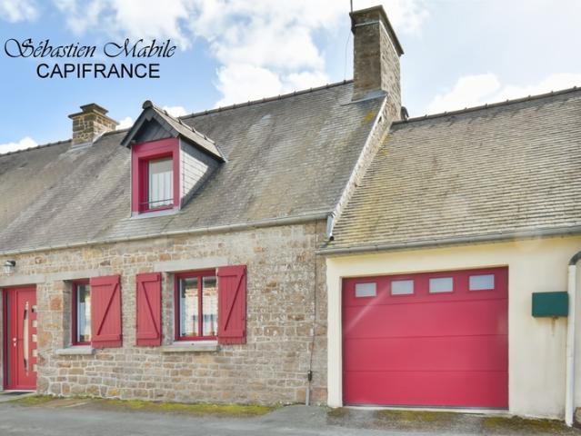 Maison en pierres à vendre à Saint Georges de Gréhaigne 4 pièces 35 BRETAGNE BAIE DU MONT SAINT MICHEL