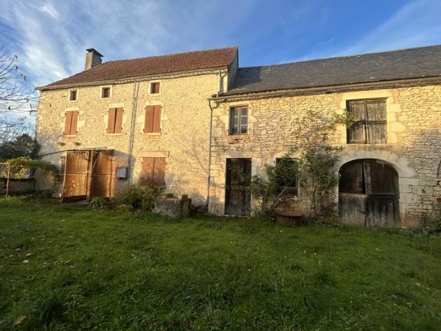 Maison et grange à rénover Pinsac 46