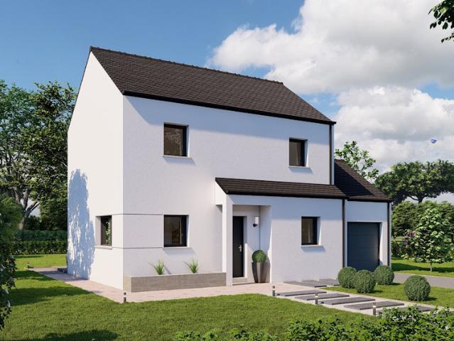 Maison étage 85M² – 3 chambres – Cléguérec