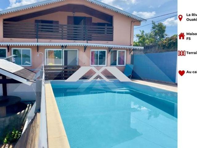 Maison F5 140 m² avec piscine La Rivière
