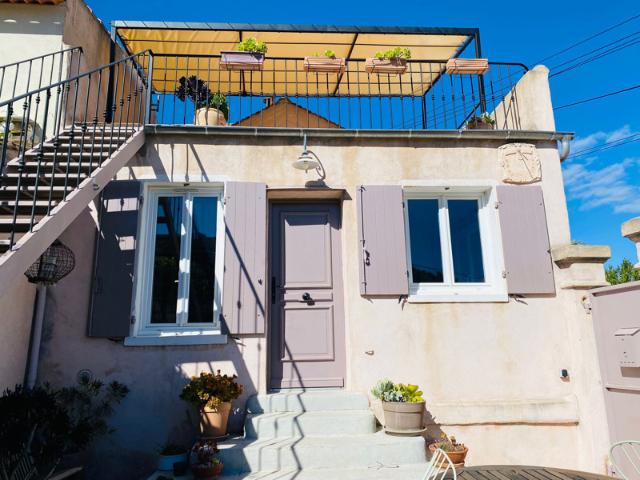 MAISON FABREGAS 56M2 200M DES PLAGES + STUDIO IND 13M2 + G