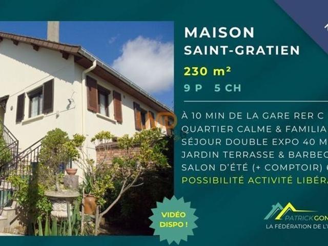 Maison familiale au calme de Saint Gratien