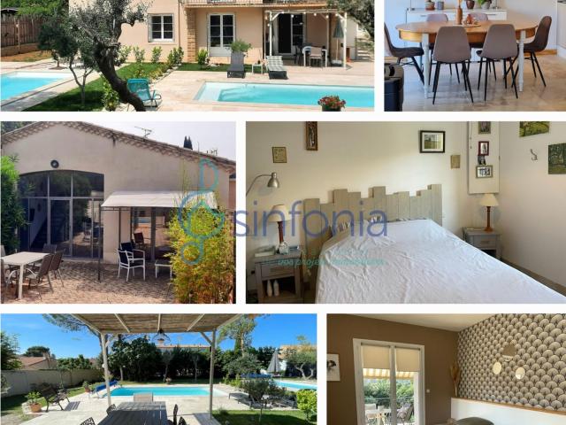 Maison familiale avec 5 chambres et un loft indépendant, Uzè. 230m² Uzès
