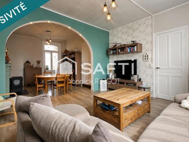 Maison familiale avec jardin centre 3 chambres