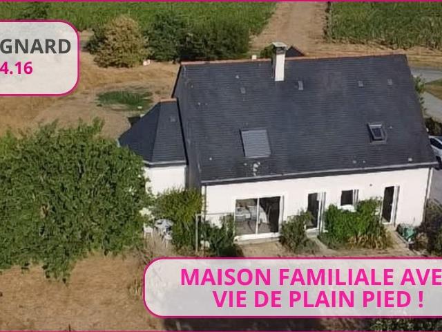 Maison familiale avec vie de plain pied 164m²