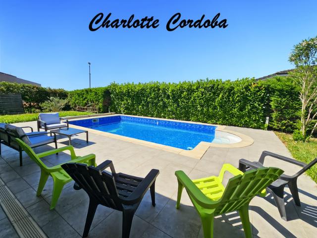 Maison familiale à Lavardac de 110 m² 4 chambres Terrasse, piscine et jardin clos