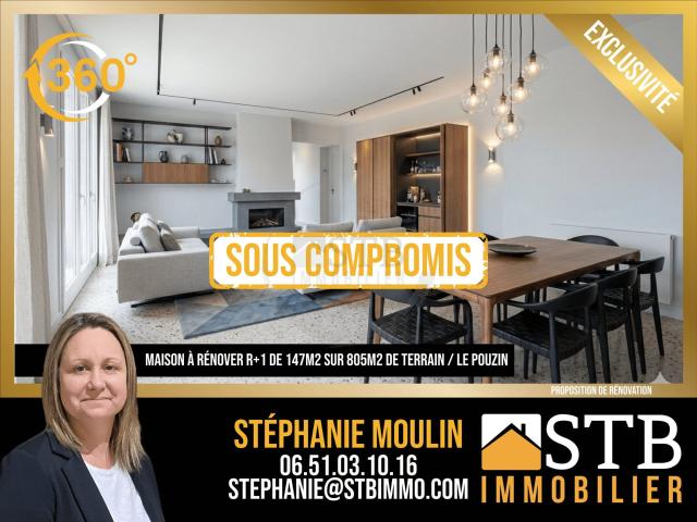 Maison familiale à rénover avec combles aménageables au Pouz. 147m² Le Pouzin
