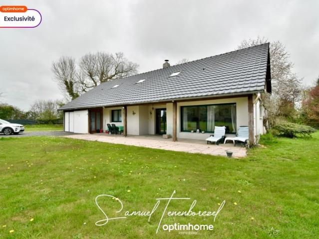 Maison familiale de 196 m² avec 4 chambres, double garage et grand terrain – Beuzeville 27210