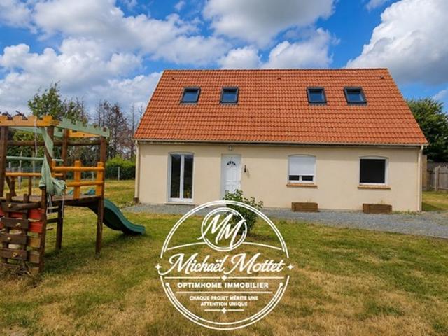Maison familiale de 132 m² au calme avec 4 chambres et grand terrain à Bourneville Sainte Croix 27500