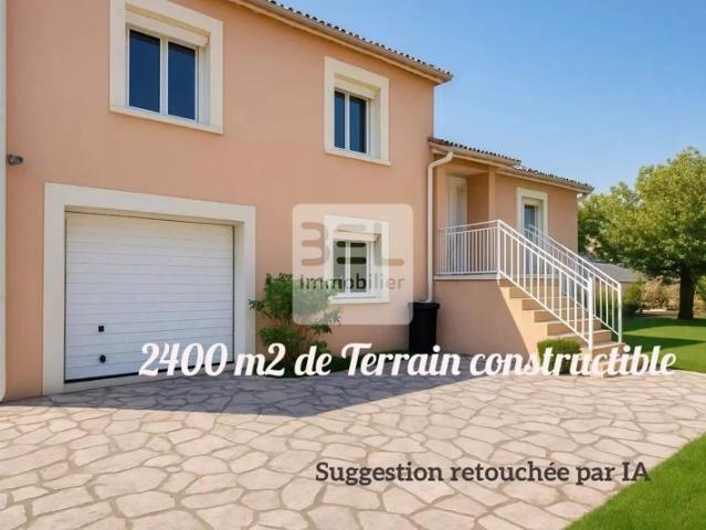 MAISON FAMILIALE SUR GRAND TERRAIN DIVISIBLE