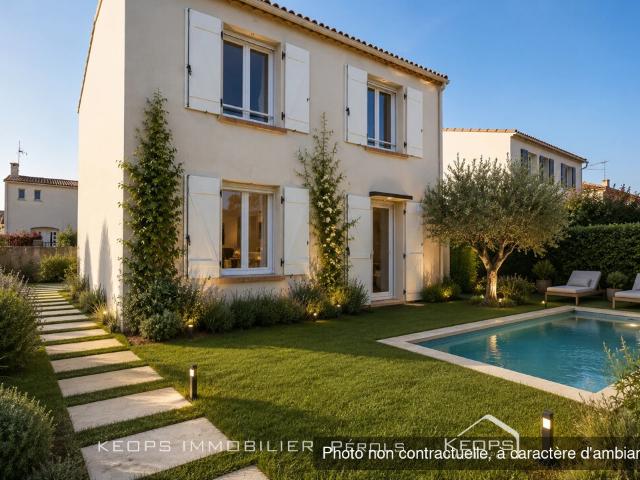 Maison familiale T5 de 111m2 au calme dans une impasse, sur terrain d’angle, proche commerces