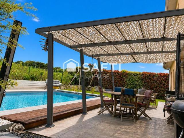 Maison familiale 151 m² – piscine – 4 chambres – aussonne 31840
