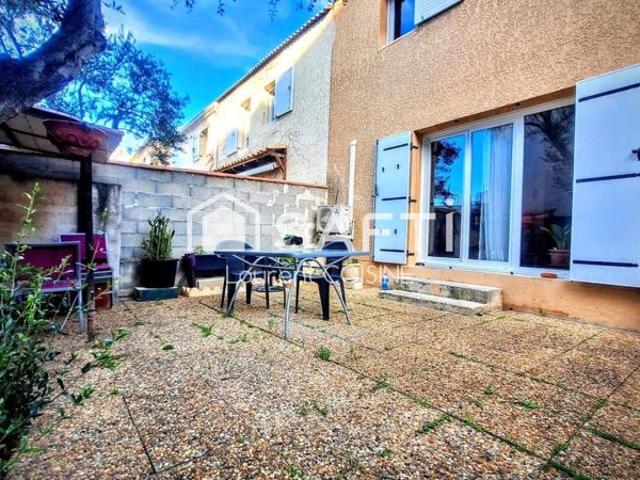 Maison de ville 4 pièces avec extérieur et garage lotissement fermé