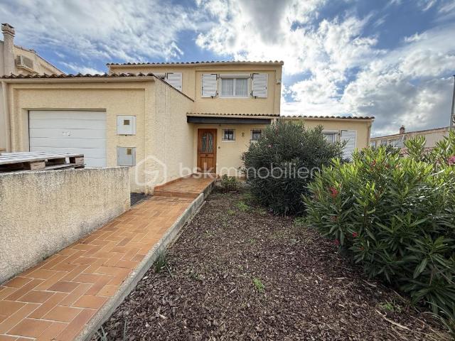 MAISON FAMILIALE 4 CHAMBRES AVEC VERANDA GARAGE ET JARDIN– 110 m² – MIRAMAS