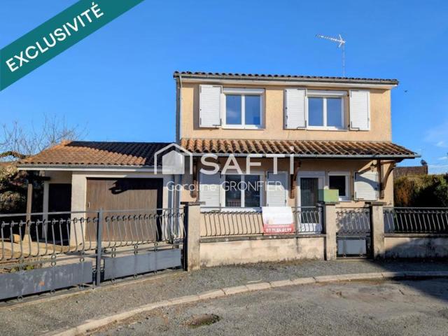 Maison familiale 4 chambres avec jardin et garage