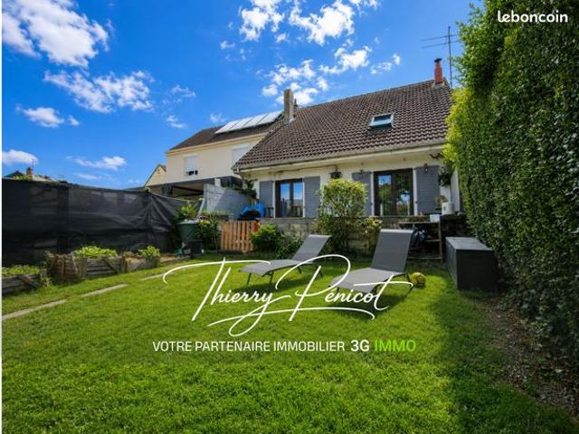 Maison familiale 4 chambres Sous sol complet Jardin sans vis à vis