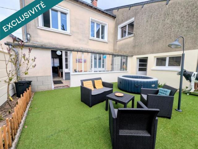 Maison familiale 5 chambres avec jardin – centre ville de La Flèche Sainte Colombe