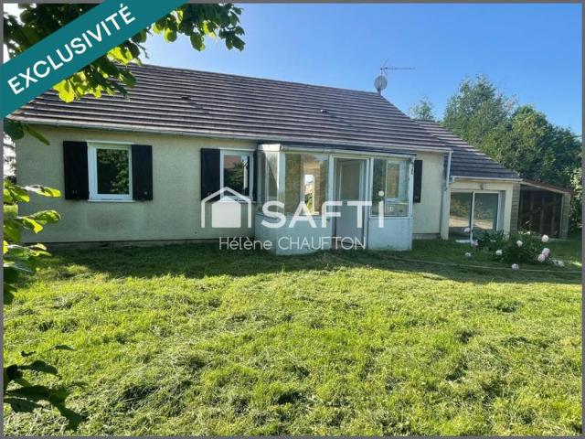 Maison familiale 5 chambres et son jardin de 1500m² dans un petit village de l'Eure