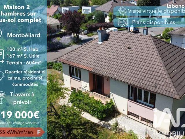 Maison familiale 5 pièces 100 m²