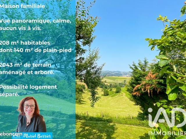 Maison familiale 8 pièces 208 m²