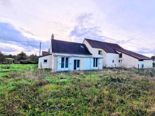 Maison fermette 117m² sur 2ha de terre d'un seul tenant possibl