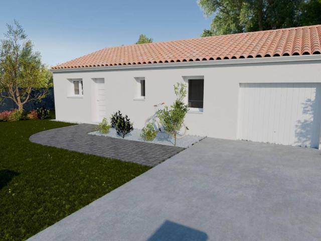 Maison HARMONIE G PMR 72.4m² Confort et Accessibilité à Apremont 85220