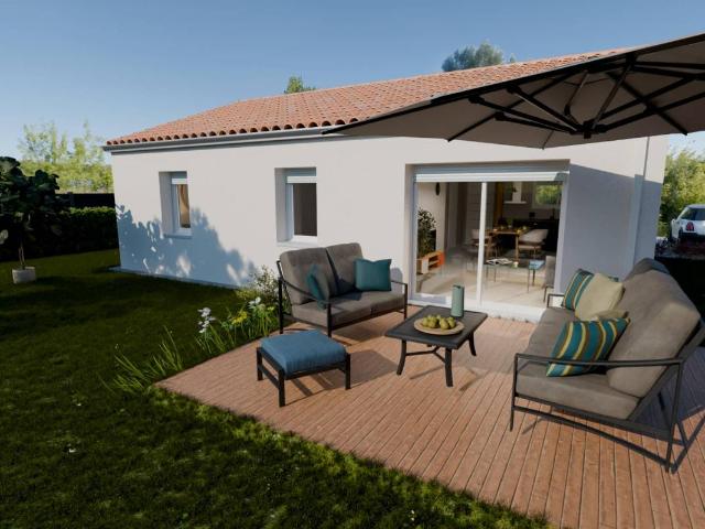 Maison HARMONIE XL de 72m² à Saint Gilles Croix de Vie Votre projet sur un terrain de 413m²