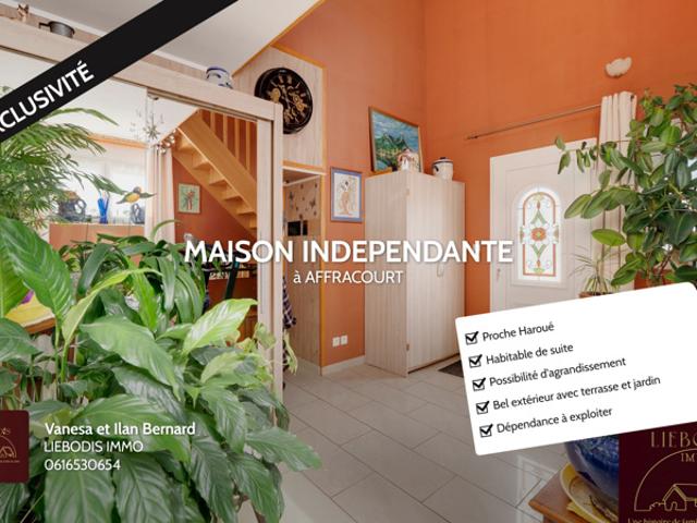 Maison indépendante pleine de potentiel