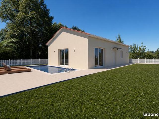 Maison individuelle neuve sur terrain viabilisé