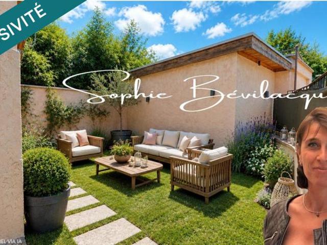Maison individuelle non mitoyenne sans vis a vis terrasse et jardin
