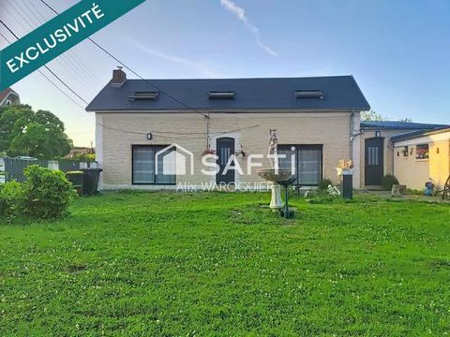 maison individuelle avec beau jardin